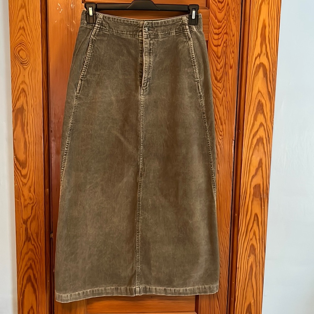 Eddie Bauer Corduroy Maxi Skirt